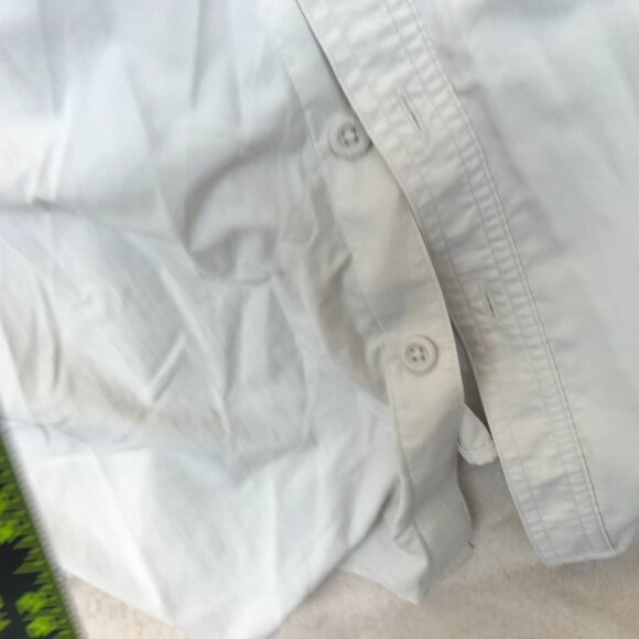 Eddie Bauer Men Shirt Large Short Sleeve Button Up Fishing Outdoors Beige Casual - Picture 8 of 10